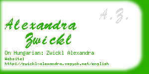 alexandra zwickl business card